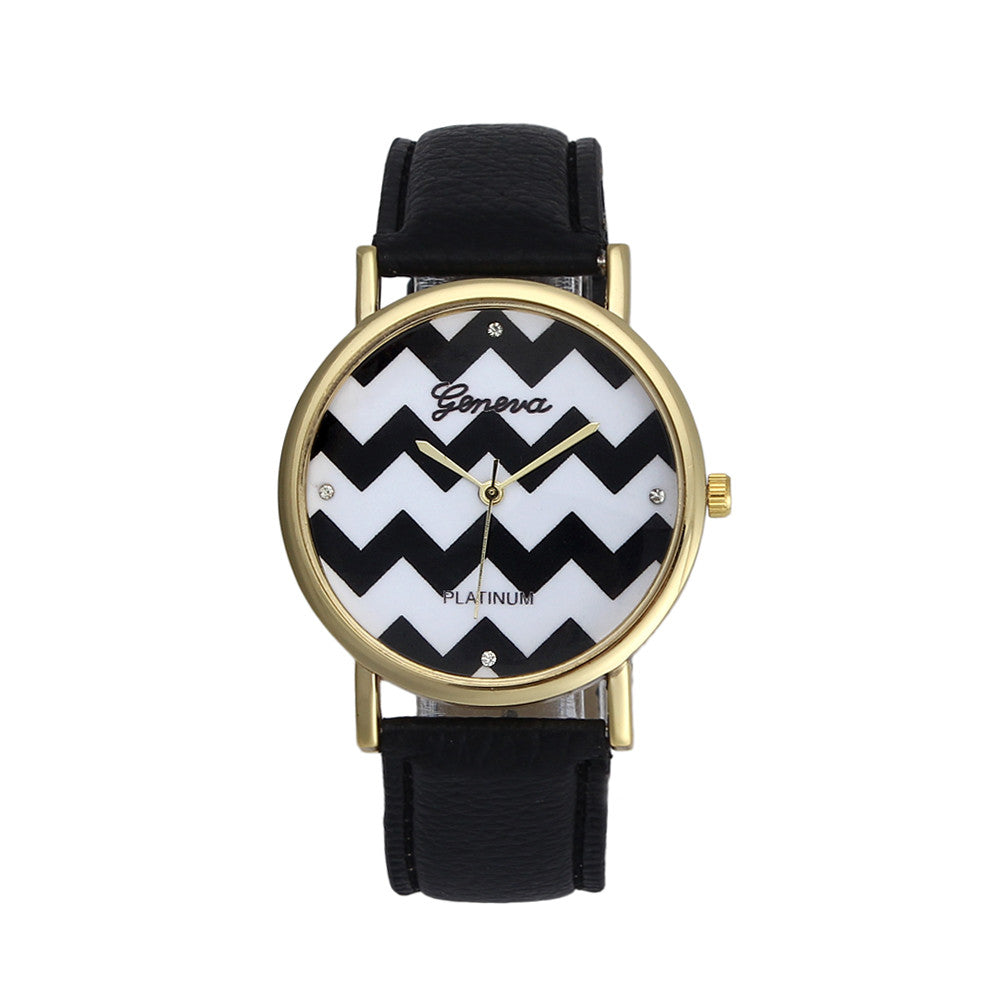 Geneva Striped Watch