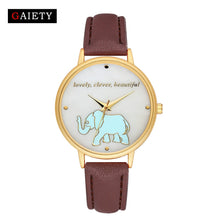 Minimal Elephant Print Watch