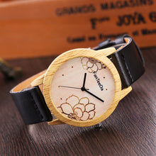 Floral Mandala Wood Watch