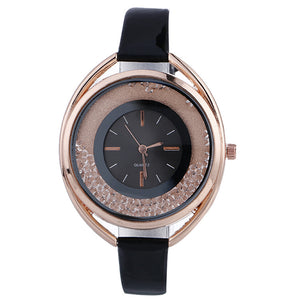 Rose Gold Minimalist Beaded Watch