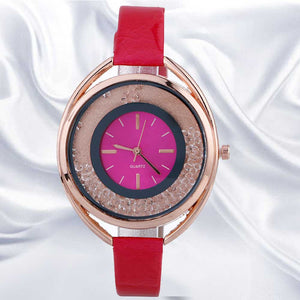Rose Gold Minimalist Beaded Watch