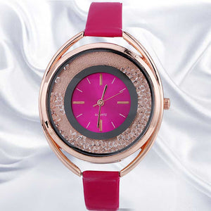 Rose Gold Minimalist Beaded Watch