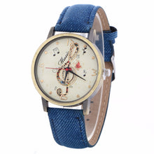 Music Note Leather Watch