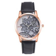 Vintage Flower Sketch Watch