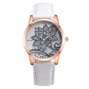 Vintage Flower Sketch Watch
