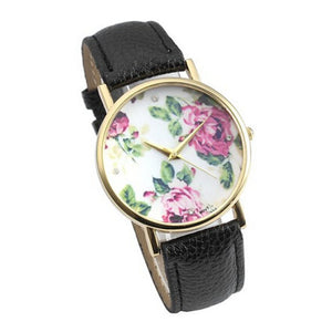 Slim Rose Bloom Watch