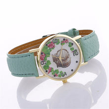 Wine Time Leather Watch