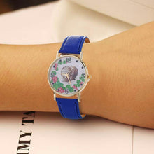 Wine Time Leather Watch