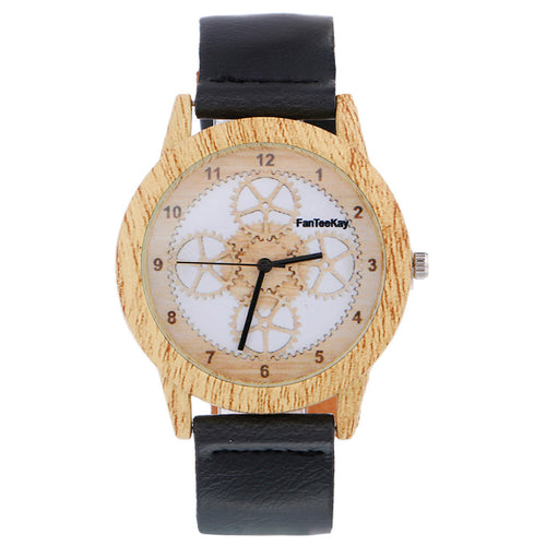 Vintage Wooden Gear Watch