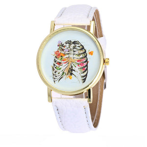 Floral Ribcage Watch