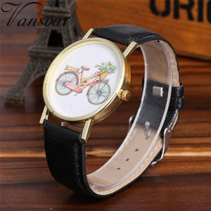 Vintage Bike Print Watch