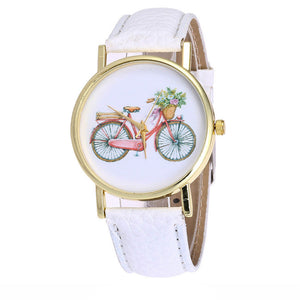 Vintage Bike Print Watch