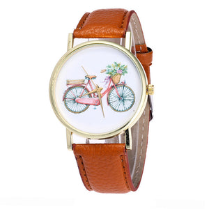 Vintage Bike Print Watch
