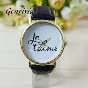 Minimal French Print Watch