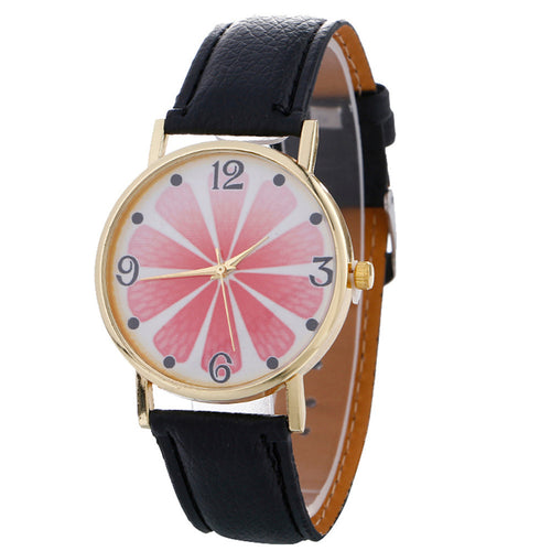 Sunburst Feather Print Watch