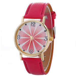 Sunburst Feather Print Watch
