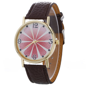Sunburst Feather Print Watch