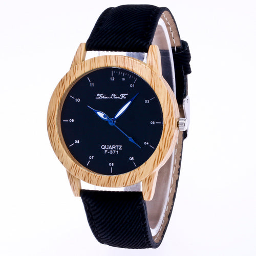 Vintage Black Wood Watch