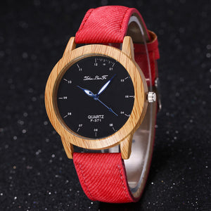 Vintage Black Wood Watch