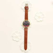 Classy Floral Print Watch