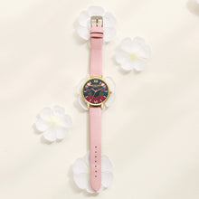 Classy Floral Print Watch