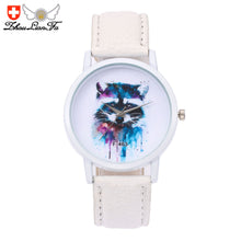 Raccoon Leather Watch