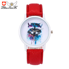 Raccoon Leather Watch
