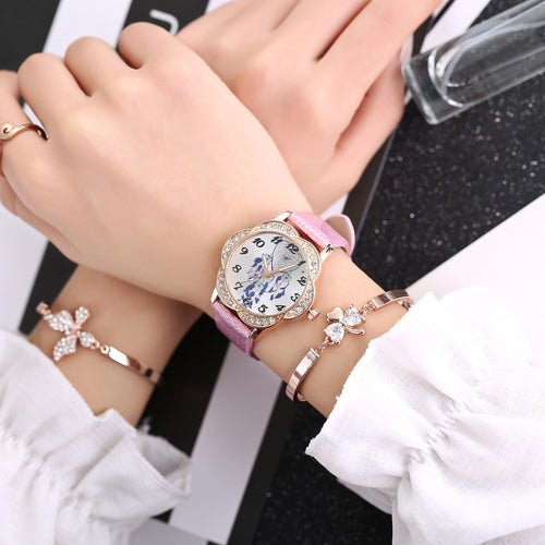 Pink Ribbon Bracelet Watch